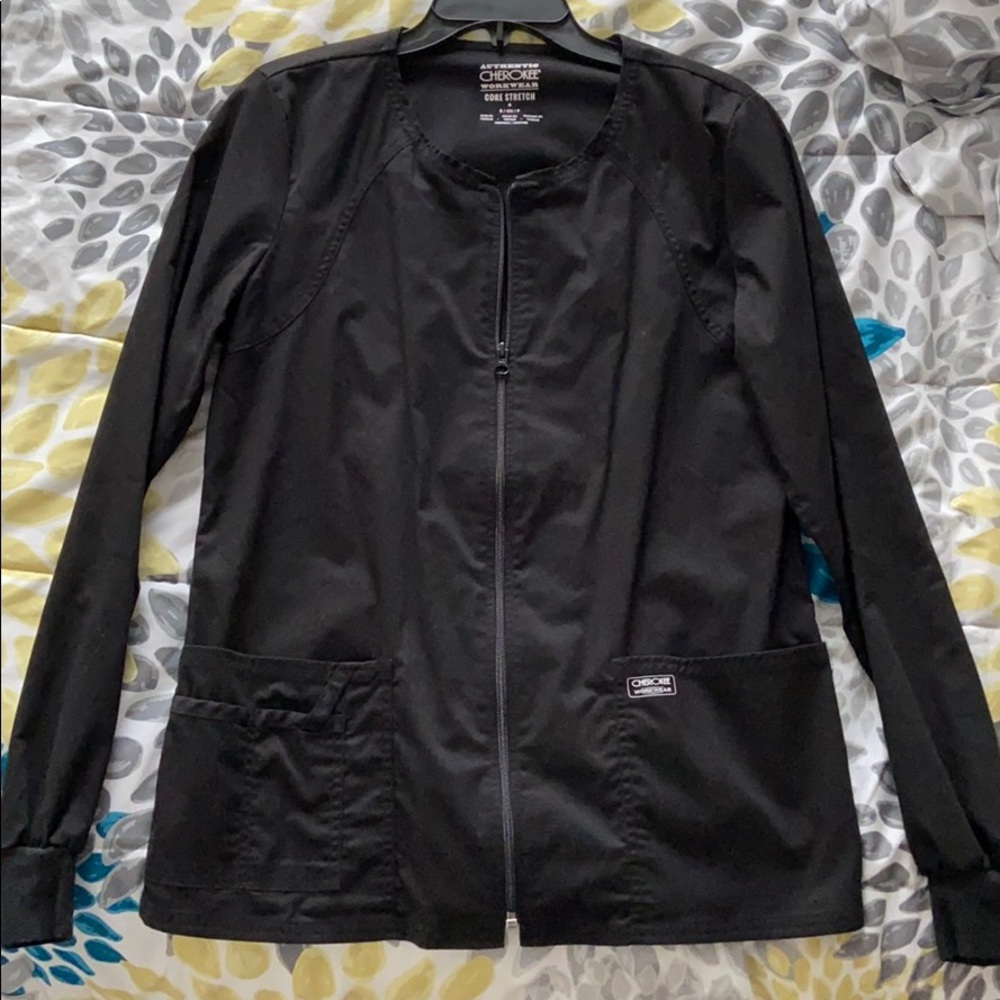 Cherokee workwear scrub jacket